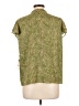 CeCe 100% Polyester Green Short Sleeve Blouse Size L - photo 2
