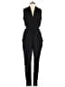 MICHAEL Michael Kors Solid Black Jumpsuit Size L - photo 1