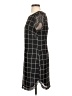 Nina Leonard 100% Polyester Plaid Black Casual Dress Size S - photo 5