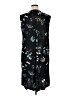 N Touch 100% Polyester Graphic Black Cocktail Dress Size XL Petite - photo 2