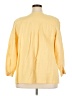Rafaella Yellow 3/4 Sleeve Button-Down Shirt Size 2X - photo 2