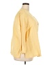 Rafaella Yellow 3/4 Sleeve Button-Down Shirt Size 2X - photo 4