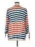 Ruby Rd. Stripes Orange Red 3/4 Sleeve T-Shirt Size 1X - photo 2