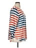 Ruby Rd. Stripes Orange Red 3/4 Sleeve T-Shirt Size 1X - photo 4