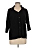 Iridium Black 3/4 Sleeve Button-Down Shirt Size M - photo 1