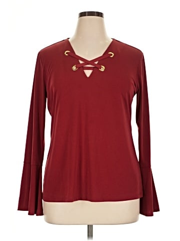MICHAEL Michael Kors Long Sleeve Blouse (view 1)