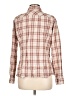 Ruff Hewn Plaid Burgundy Long Sleeve Button-Down Shirt Size 12 - photo 2