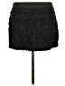 Sans Souci 100% Polyester Tweed Black Casual Skirt Size L - photo 2