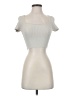 Babaton Ivory Short Sleeve Top Size XS - photo 1
