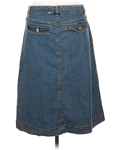 DressBarn Denim Skirt (view 2)