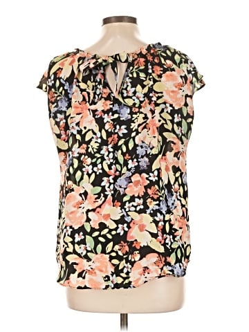 LC Lauren Conrad Short Sleeve Blouse (view 2)