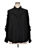 Express 100% Polyester Black Long Sleeve Blouse Size XL - photo 1