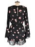 Divided by H&M 100% Polyester Floral Black Romper Size 10 - photo 2