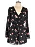 Divided by H&M 100% Polyester Floral Black Romper Size 10 - photo 1