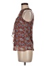 Millenium 100% Polyester Brown Sleeveless Blouse Size M - photo 5