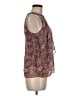 Millenium 100% Polyester Brown Sleeveless Blouse Size M - photo 4