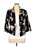 Maurices Floral Black Blazer Size 14 (0) - photo 1
