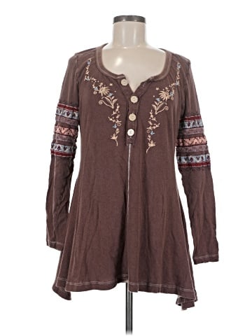 Free People Long Sleeve Blouse (view 1)