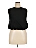 MNG 100% Cotton Black Sleeveless Blouse Size XL - photo 1
