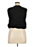 MNG 100% Cotton Black Sleeveless Blouse Size XL - photo 2