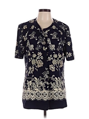 Leslie Fay Short Sleeve Blouse (view 1)