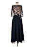 Betsy & Adam 100% Polyester Blue Cocktail Dress Size 10 - photo 1