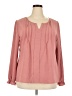 Blooming Jelly Pink Long Sleeve Blouse Size XXL - photo 1
