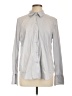 H&M Silver Long Sleeve Button-Down Shirt Size L - photo 1