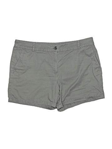 Ann Taylor LOFT Outlet Khaki Shorts (view 1)