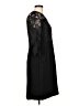 Nanette Lepore Damask Black Cocktail Dress Size 12 - photo 4