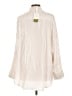 LILYSILK 100% Silk Stripes Ivory Long Sleeve Silk Top Size L - photo 2