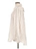 LILYSILK 100% Silk Stripes Ivory Long Sleeve Silk Top Size L - photo 5