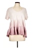 Eri + Ali Pink Short Sleeve Top Size L - photo 1