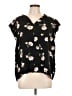 Buffalo by David Bitton Floral Black Sleeveless Blouse Size L - photo 1