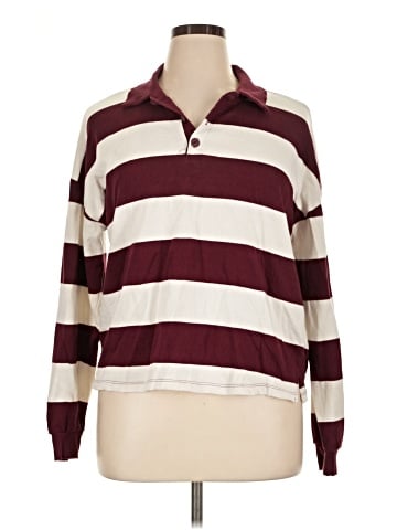 Universal Thread Long Sleeve Polo (view 1)
