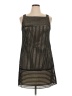 Steve Madden 100% Polyester Stripes Black Cocktail Dress Size 14 - photo 1