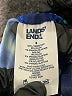 Lands' End Tie-dye Blue Swimsuit Top Size 8 - photo 3