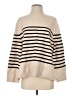 H&M Stripes Tan Turtleneck Sweater Size S - photo 1