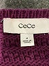CeCe Burgundy Cardigan Size M - photo 7