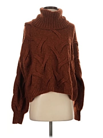Madewell Somervell Modern Cable Turtleneck Sweater (view 1)