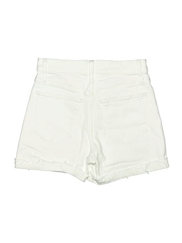 Madewell High-Rise Denim Shorts in Tile White (view 2)