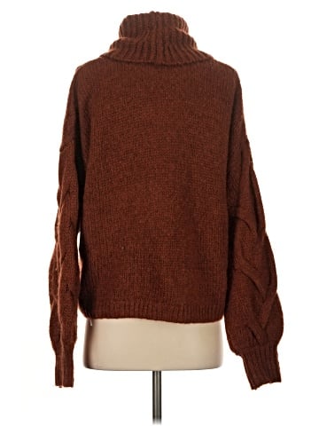 Madewell Somervell Modern Cable Turtleneck Sweater (view 2)