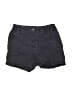 H&M 100% Cotton Solid Blue Shorts 6-9 MO / 9 MO - photo 1
