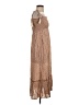 Cool Change 100% Rayon Brown Casual Dress Size S - photo 4