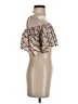 Discovery Clothing 100% Polyester Ivory Short Sleeve Blouse Size S (estimated) - photo 4