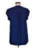 Daniel Rainn 100% Polyester Blue Short Sleeve Blouse Size M - photo 2