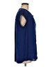 Daniel Rainn 100% Polyester Blue Short Sleeve Blouse Size M - photo 4