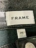 FRAME Black Faux Leather Skirt Size 26 waist - photo 4
