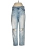Blank NYC 100% Cotton Hearts Blue Jeans Size 28 waist - photo 1