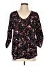 Yumi Kim 100% Polyester Black 3/4 Sleeve Blouse Size L - photo 1